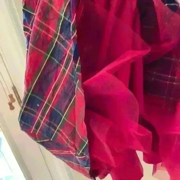 Gymboree Dress Size 5, Beautiful Red and Blue Plaid - Picture 4 of 7